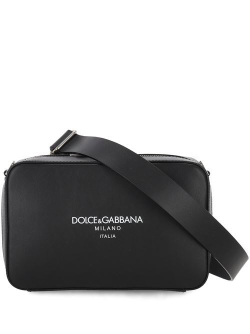 Messenger bag with embossed logo DOLCE&GABBANA | BM2444A6E4880999